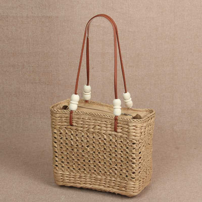 A new generation of woven bags that will be popular. It comes with a unique tote bag design. simple and casual luxury and modern suitable for women of all ages and light weight All day carryกระเป๋าสานรุ่นใหม่ที่จะได้รับความนิยม มาพร้อมดีไซน์กระเป๋าโท้ทที่เป็นเอกลักษณ์ เรียบง่ายและสบายๆ หรูหราและทันสมัย ​​เหมาะสำหรับผู้หญิงทุกวัย และน้ำหนักเบา พกพาไปได้ตลอดทั้งวัน