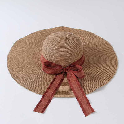 wide brimmed hat Decorated with a red bow, sun protection, heat protection, cute shape, whoever wears it looks good. The colors look very modern. If interested to order, you can inquire.หมวกสานปีกกว้าง ตกแต่งไปด้วยโบว์สีแดง กันแดด กันร้อน ทรงน่ารักใครใส่ก็ดูดี สีสันดูทันสมัยมาก สนใจสั่งซื้อสอบถามได้เลยค่า